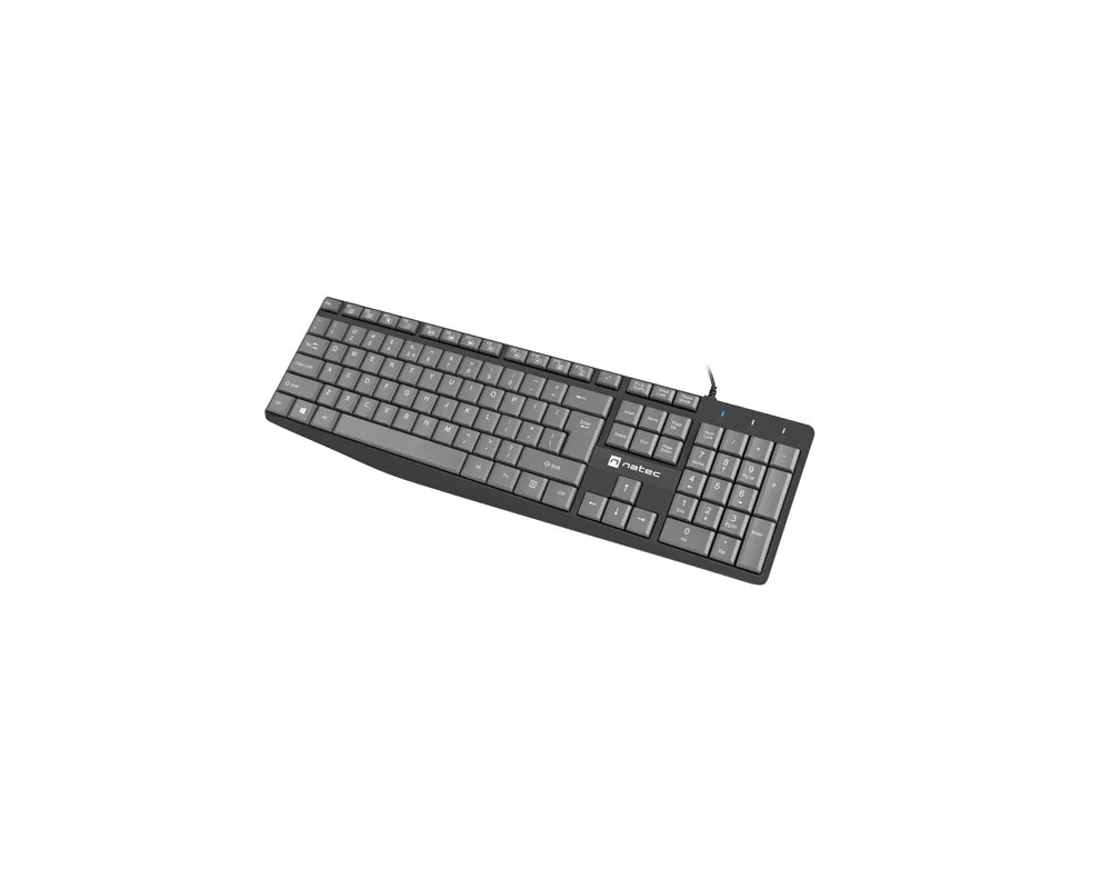 Клавиатура Natec keyboard Nautilus SLIM Black-Grey US layout 2