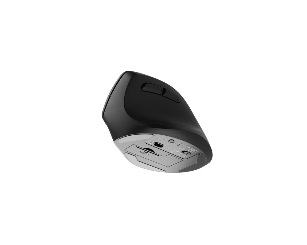 Мишка Natec Vertical Mouse Crake 2  BLUETOOTH 5.2 + 2.4GHZ BLACK 2400dpi 6