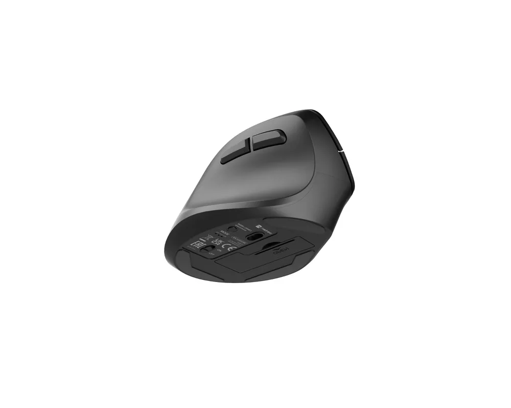 Мишка Natec Vertical Mouse Crake 2  BLUETOOTH 5.2 + 2.4GHZ BLACK 2400dpi 4