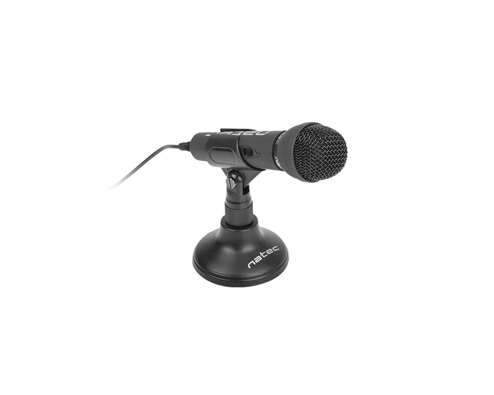 Микрофон Natec microphone adder black 2