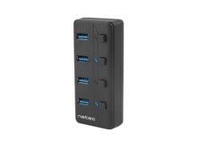  Natec USB 3.0 Hub Mantis 2 4-Port On/Off With AC Adapter 695630 NHU-1557 на топ цена - PIC.bg