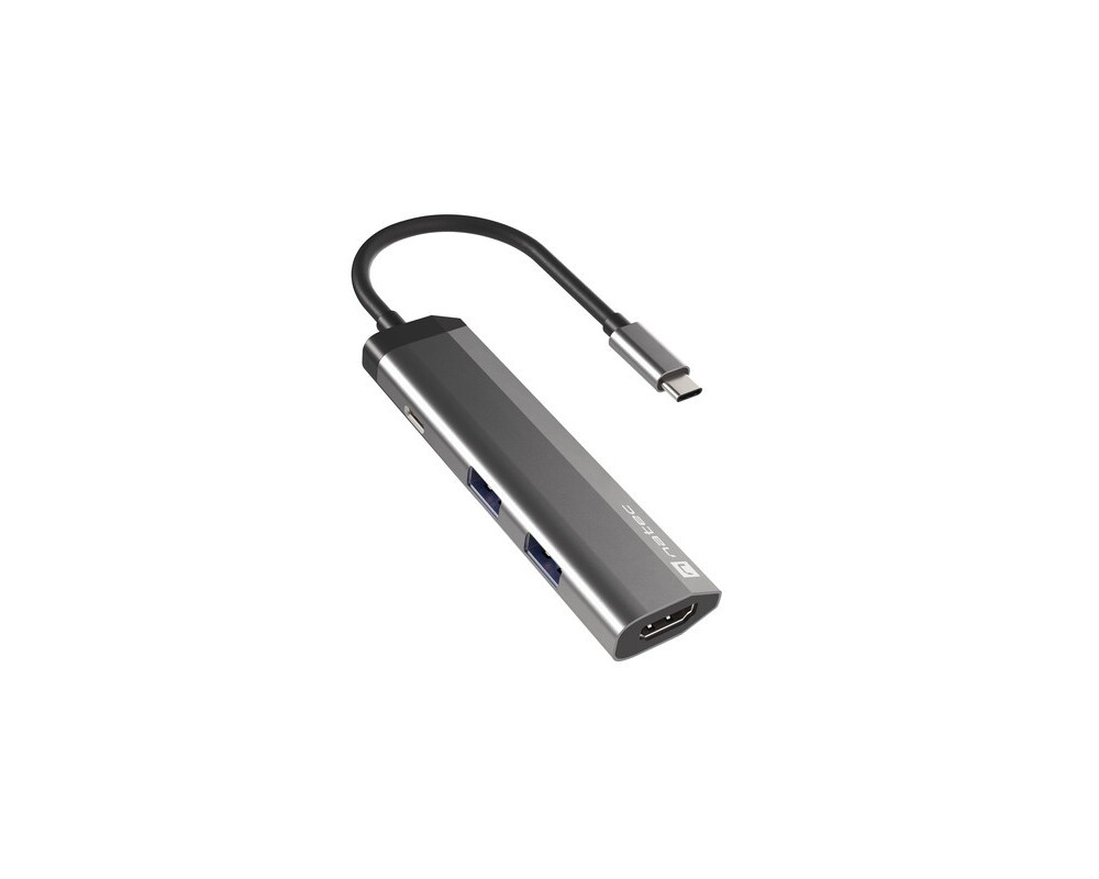 USB хъб Natec Fowler Multiport Adapter 4 in 1