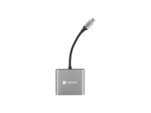  Natec USB-C Multiport Adapter 3 in 1 Fowler MINI USB 3.0 695638 NMP-1607 на топ цена - PIC.bg