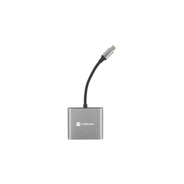  Natec USB-C Multiport Adapter 3 in 1 Fowler MINI USB 3.0 695638 NMP-1607 на топ цена - PIC.bg