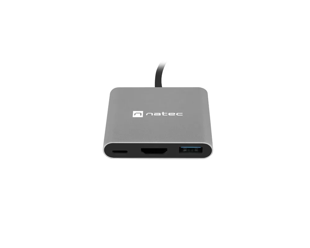 Докинг станция Natec USB-C Multiport Adapter 3 in 1 Fowler MINI USB 3.0 2