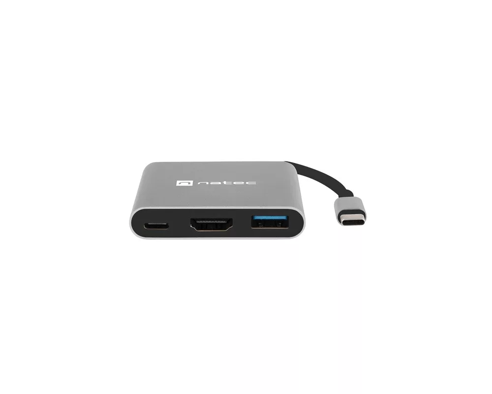 Докинг станция Natec USB-C Multiport Adapter 3 in 1 Fowler MINI USB 3.0 3