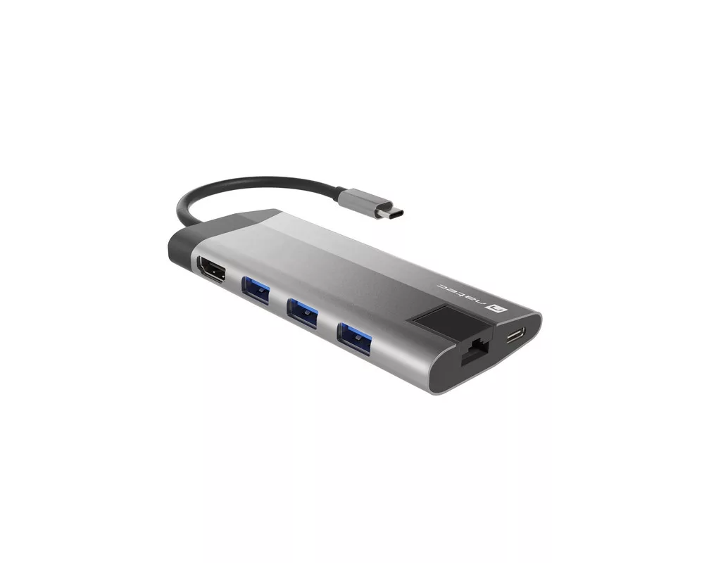 USB хъб Natec Fowler Plus Multiport Adapter 8 in 1 5