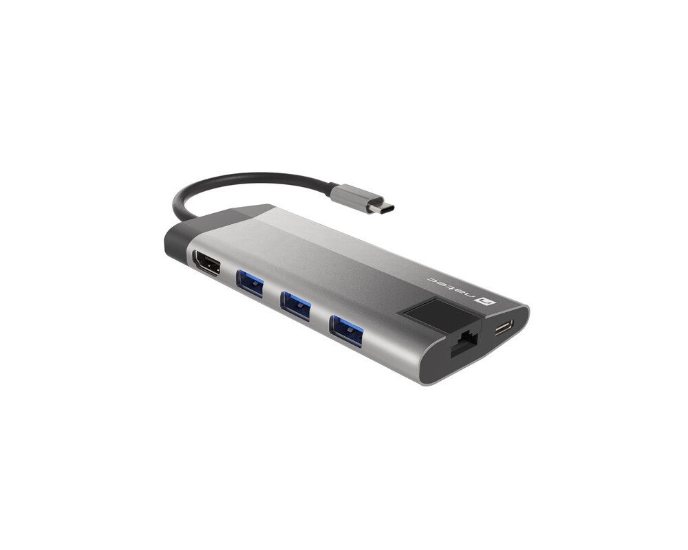 USB хъб Natec Fowler Plus Multiport Adapter 8 in 1 5