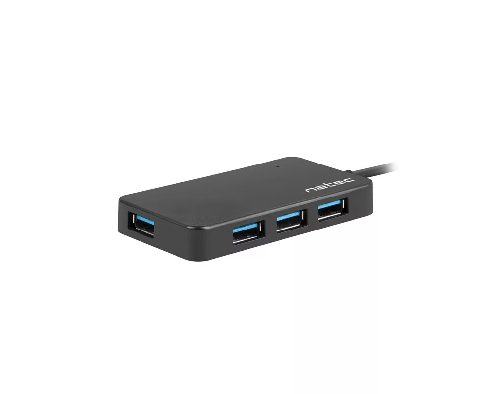 USB хъб Natec HUB Moth USB 3.0 4-Port Black 2