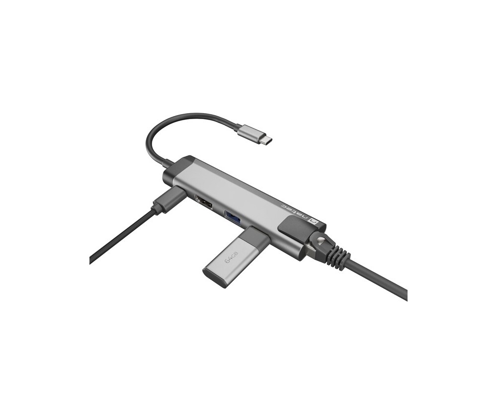 USB хъб Natec Fowler Go Multiport Adapter 5 in 1 4
