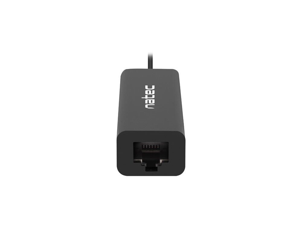 USB хъб Natec usb 2.0 hub dragonfly 3x port usb 2.0 usb+rj45 4