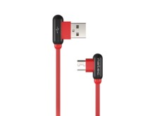  Natec USB-C(M) -> USB-A (M) 2.0 cable 1m. Angled left/right Red 695659 NKA-1201 на топ цена - PIC.bg