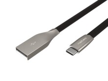  Natec USB-C(M) -> USB-A (M) 2.0 cable 1m. Black metal 695660 NKA-1954 на топ цена - PIC.bg