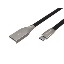  Natec USB-C(M) -> USB-A (M) 2.0 cable 1m. Black metal 695660 NKA-1954 на топ цена - PIC.bg