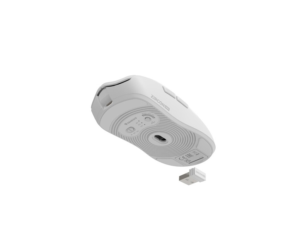 Мишка Genesis Wireless Gaming Mouse Zircon 500 10000Dpi White 7