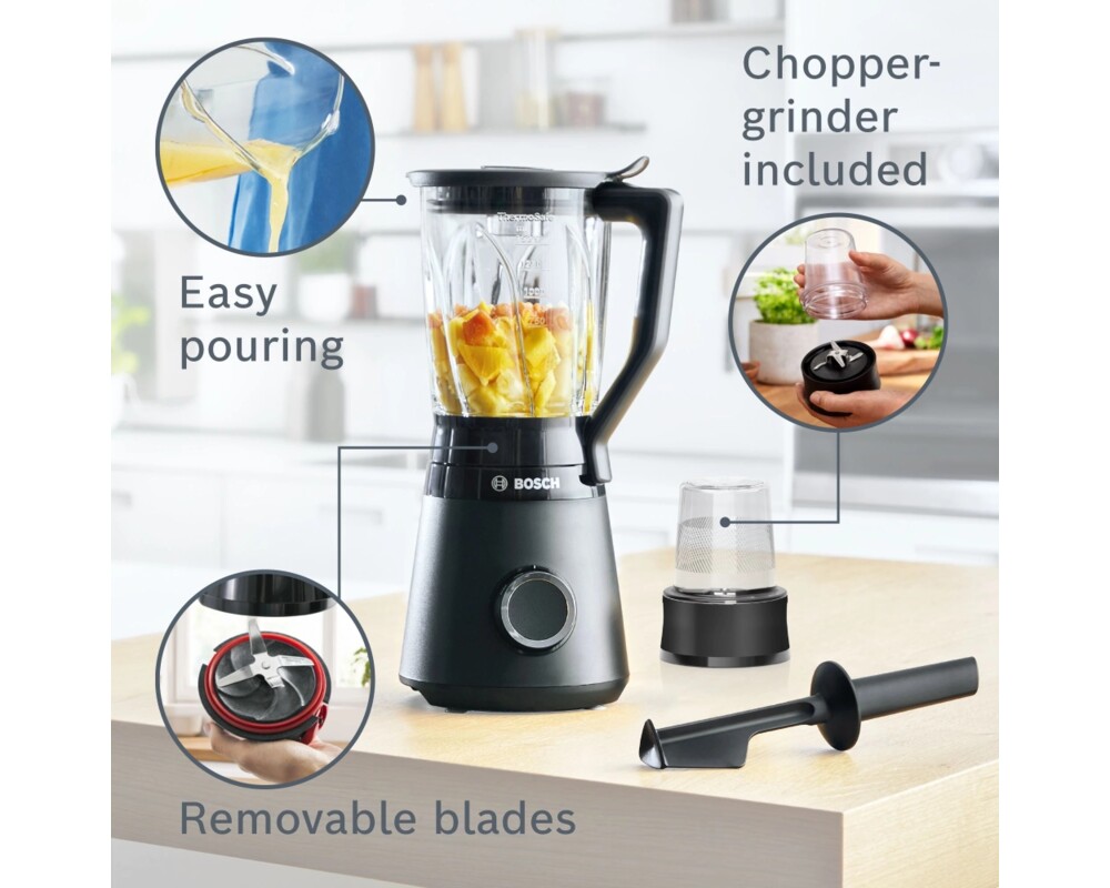 Блендер Bosch MMB6176B Series 4 3