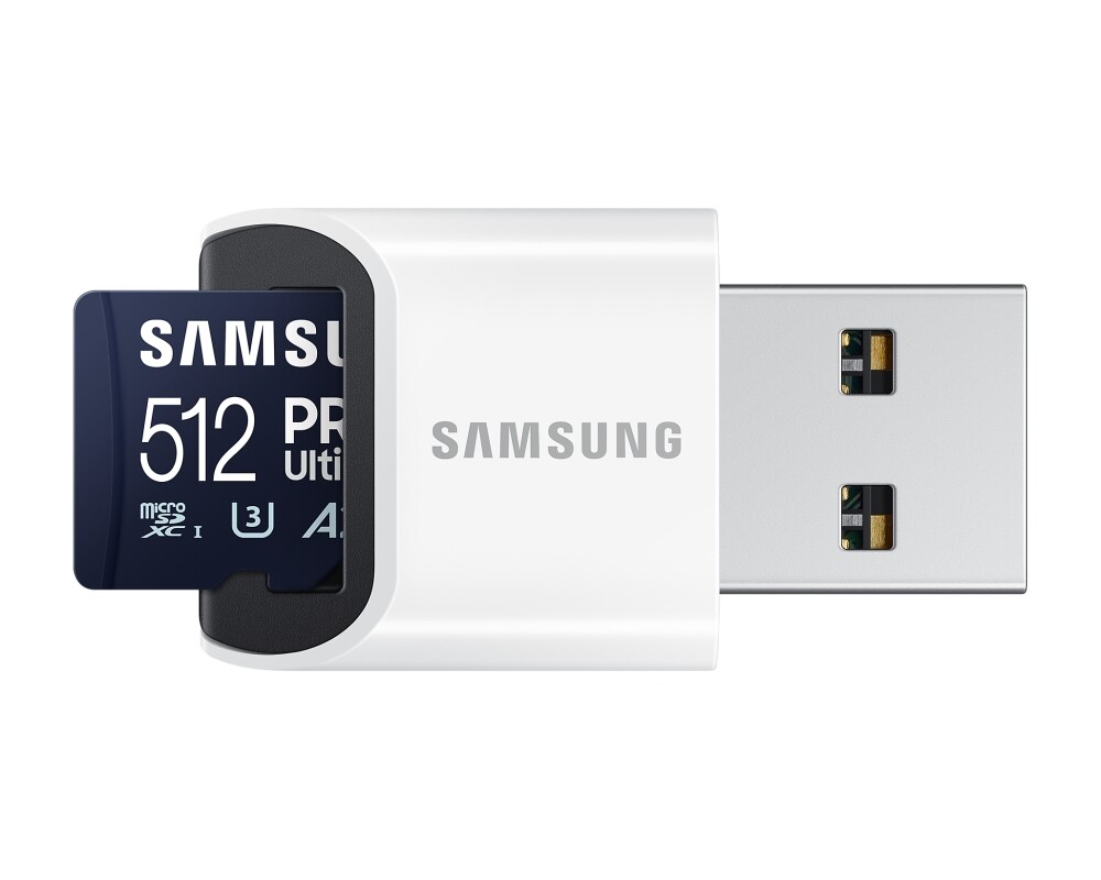 Флаш карта Samsung 512GB micro SD Card PRO Ultimate with USB Reader  4