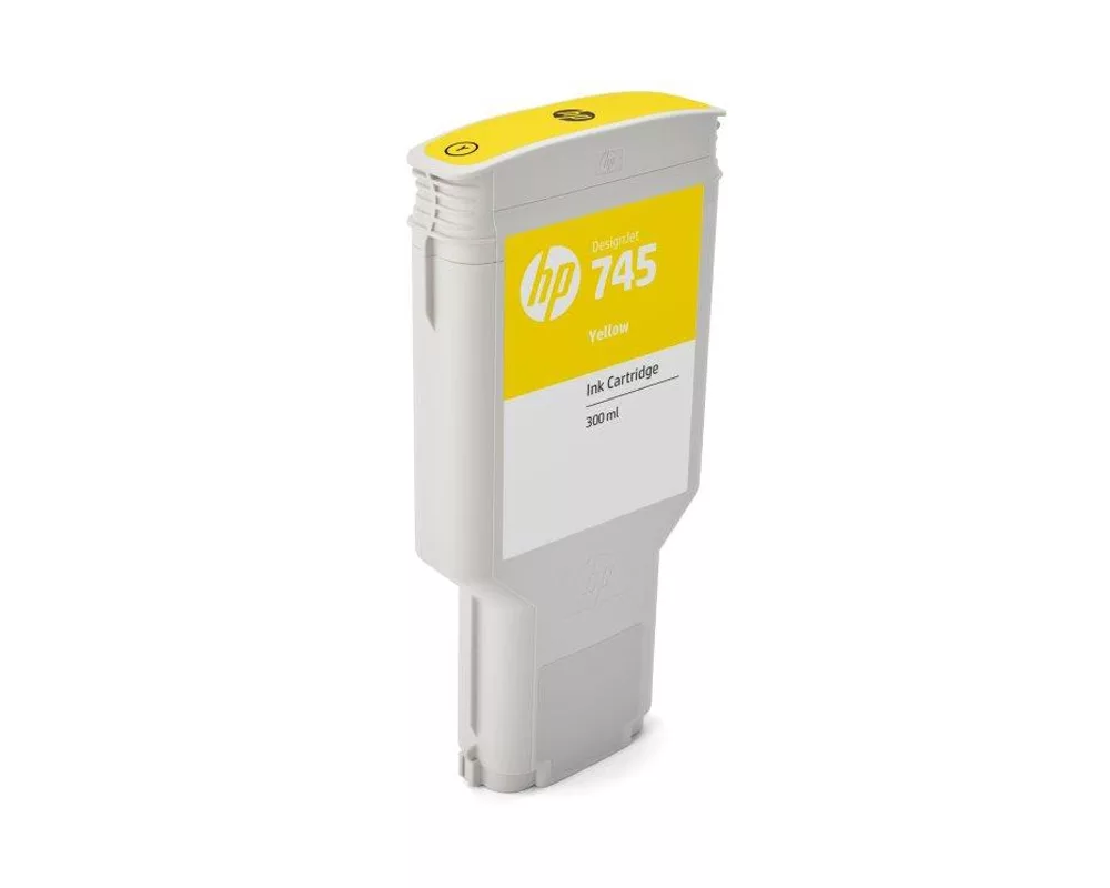 Мастило HP 745 original Ink cartridge F9K02A Yellow 300 ml 2