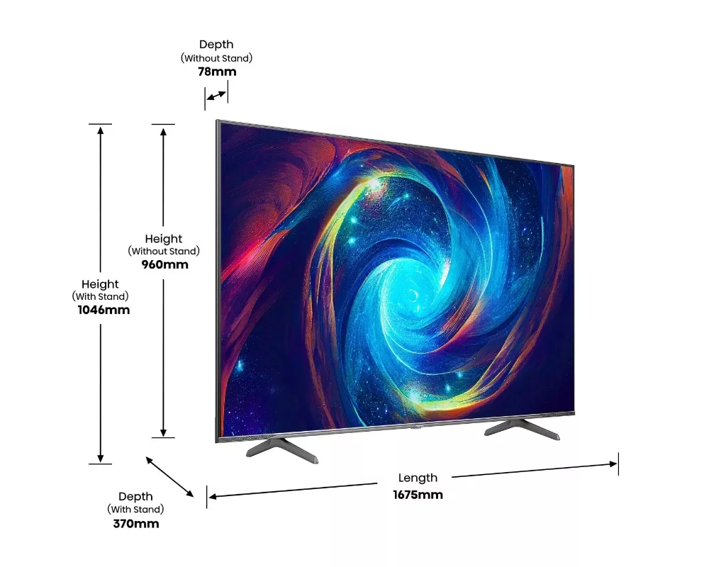 Телевизор Hisense 75" E7KQ Pro 6