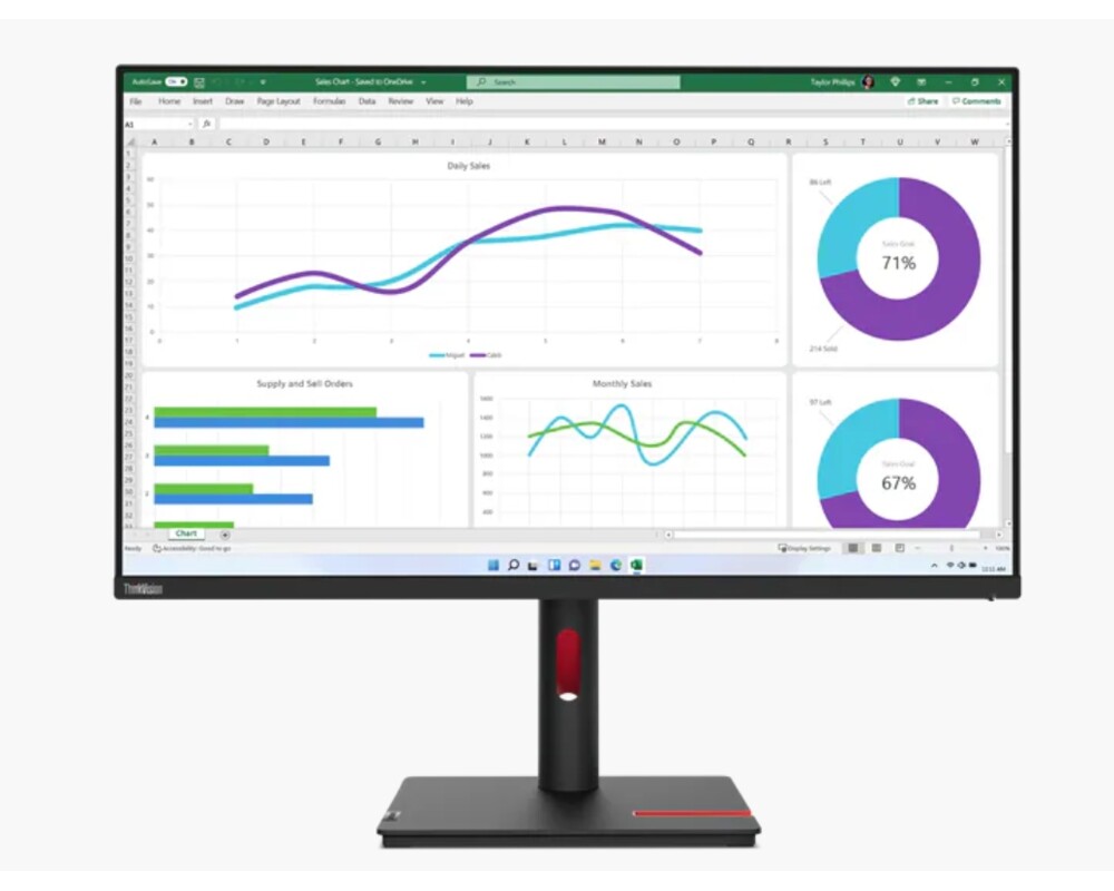 Монитор Lenovo ThinkVision T32h-30 31.5" IPS 11