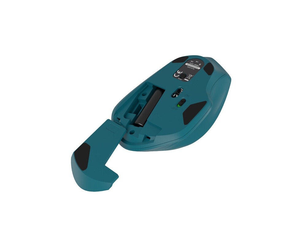 Мишка Natec Mouse Siskin Wireless 1600DPI 2.4GHz + Bluetooth 5.0 Optical Blue 5