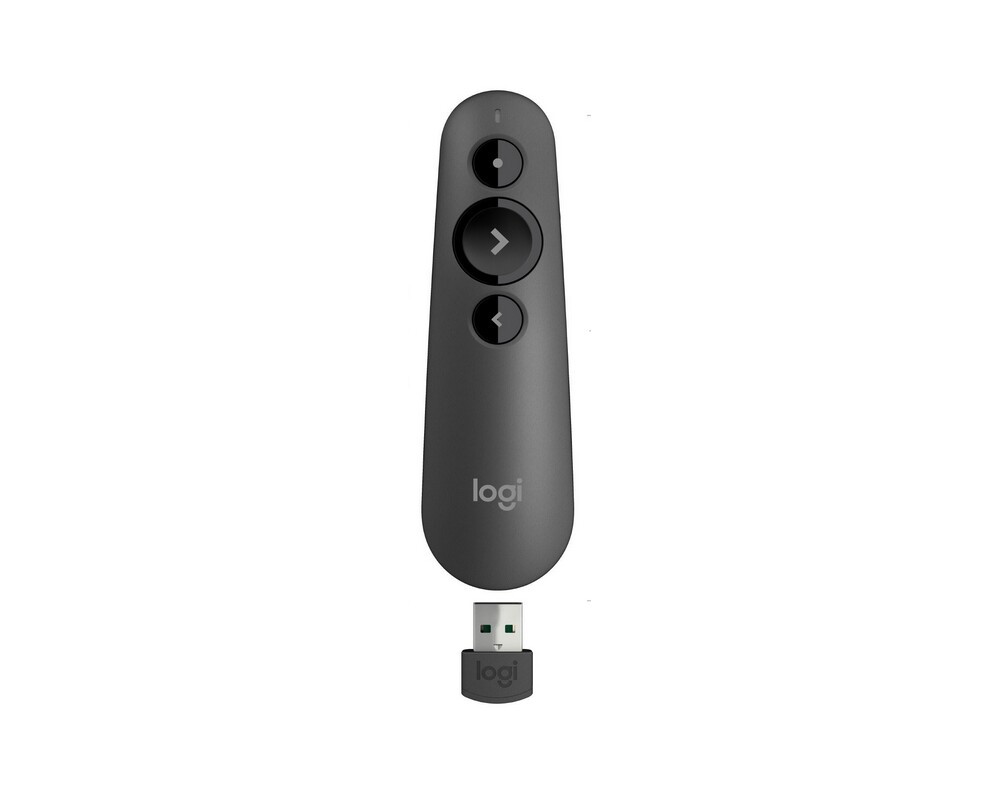 Безжичен презентер Logitech R500 Laser Presentation Remote - GRAPHITE 4