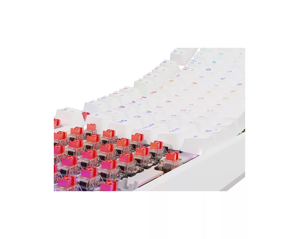 Клавиатура Genesis Gaming Keyboard Thor 230 TKL US RGB Mechanical Outemu Red White Hot Swap 7