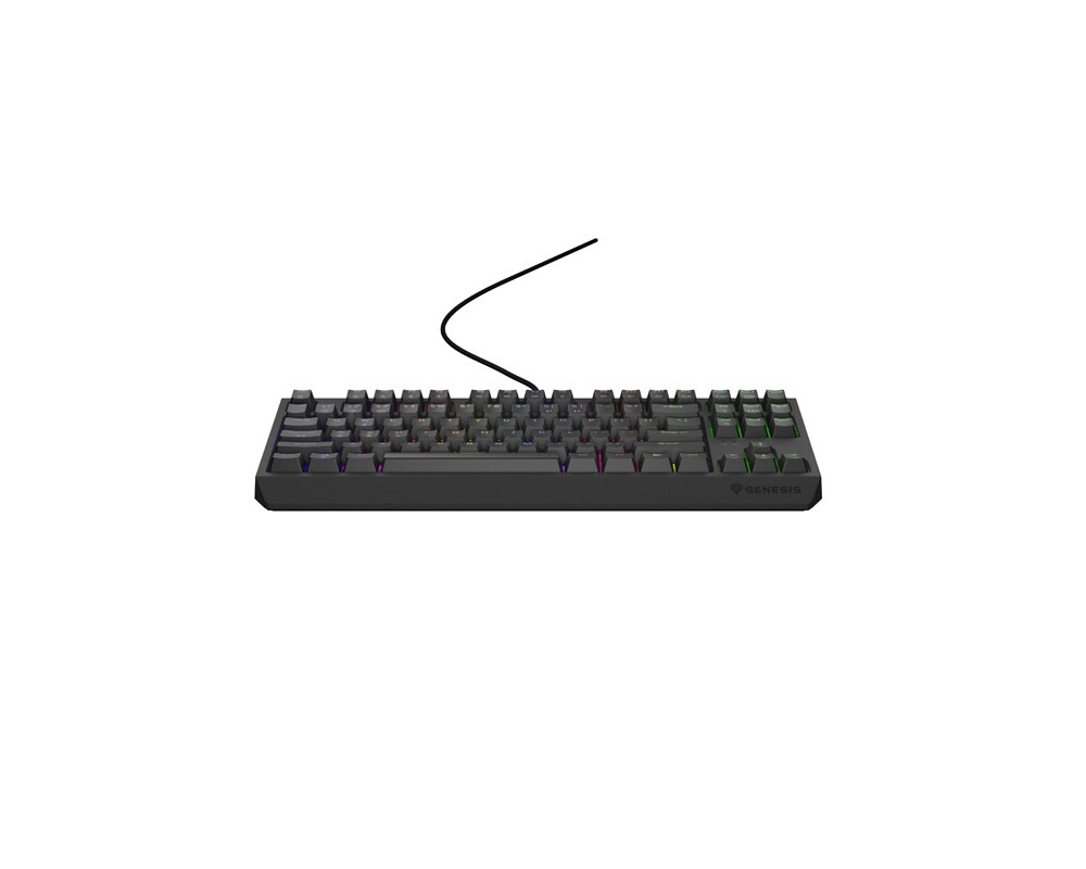 Клавиатура Genesis Gaming Keyboard Thor 230 TKL US RGB Mechanical Outemu Red Black Hot Swap 7
