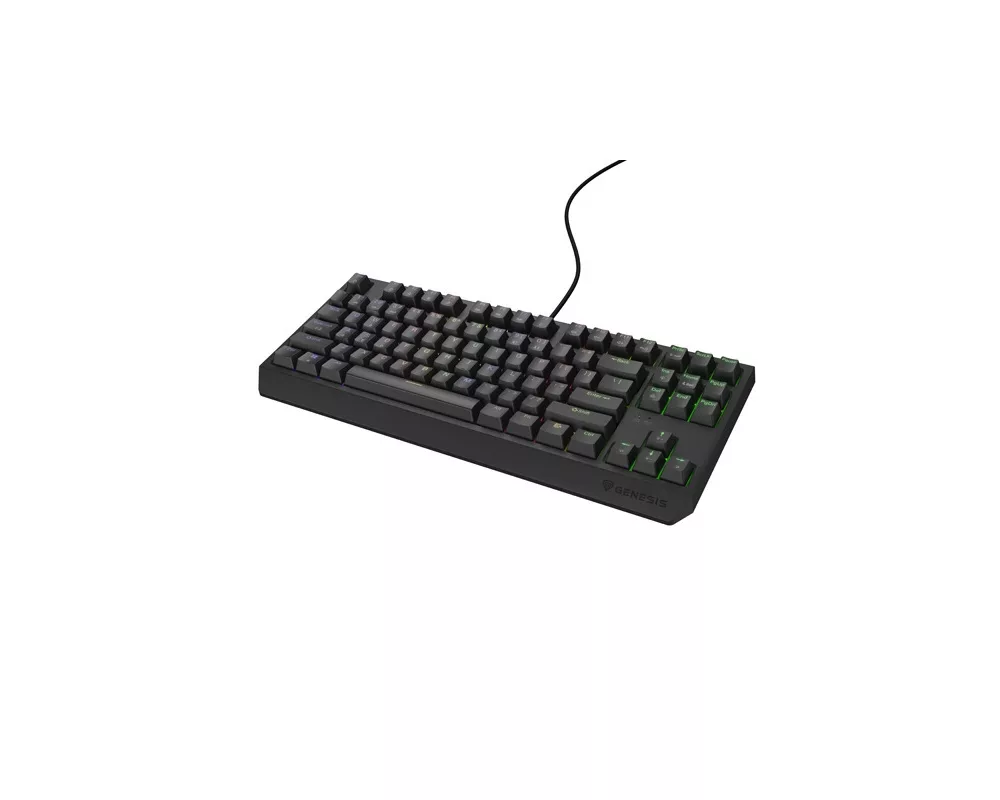Клавиатура Genesis Gaming Keyboard Thor 230 TKL US RGB Mechanical Outemu Brown Black Hot Swap 3