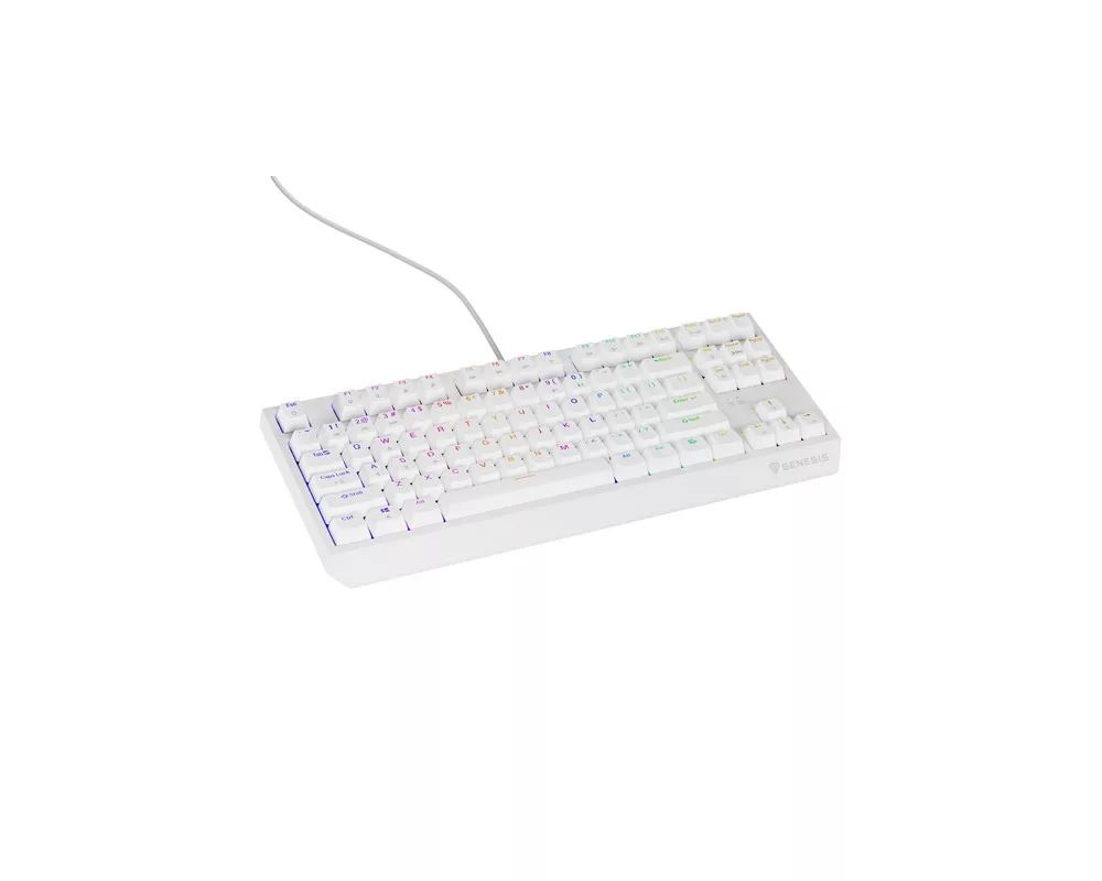 Клавиатура Genesis Gaming Keyboard Thor 230 TKL US RGB Mechanical Outemu Brown White Hot Swap 6