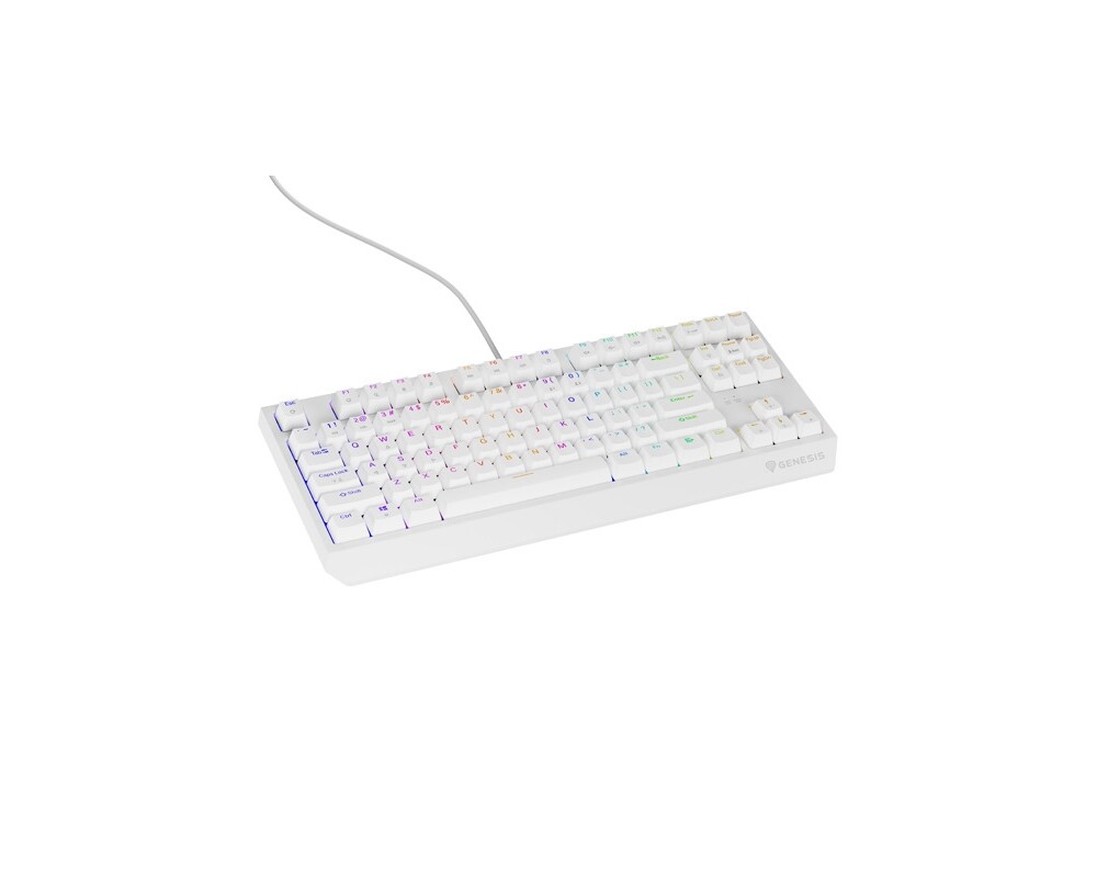 Клавиатура Genesis Gaming Keyboard Thor 230 TKL US RGB Mechanical Outemu Brown White Hot Swap 6