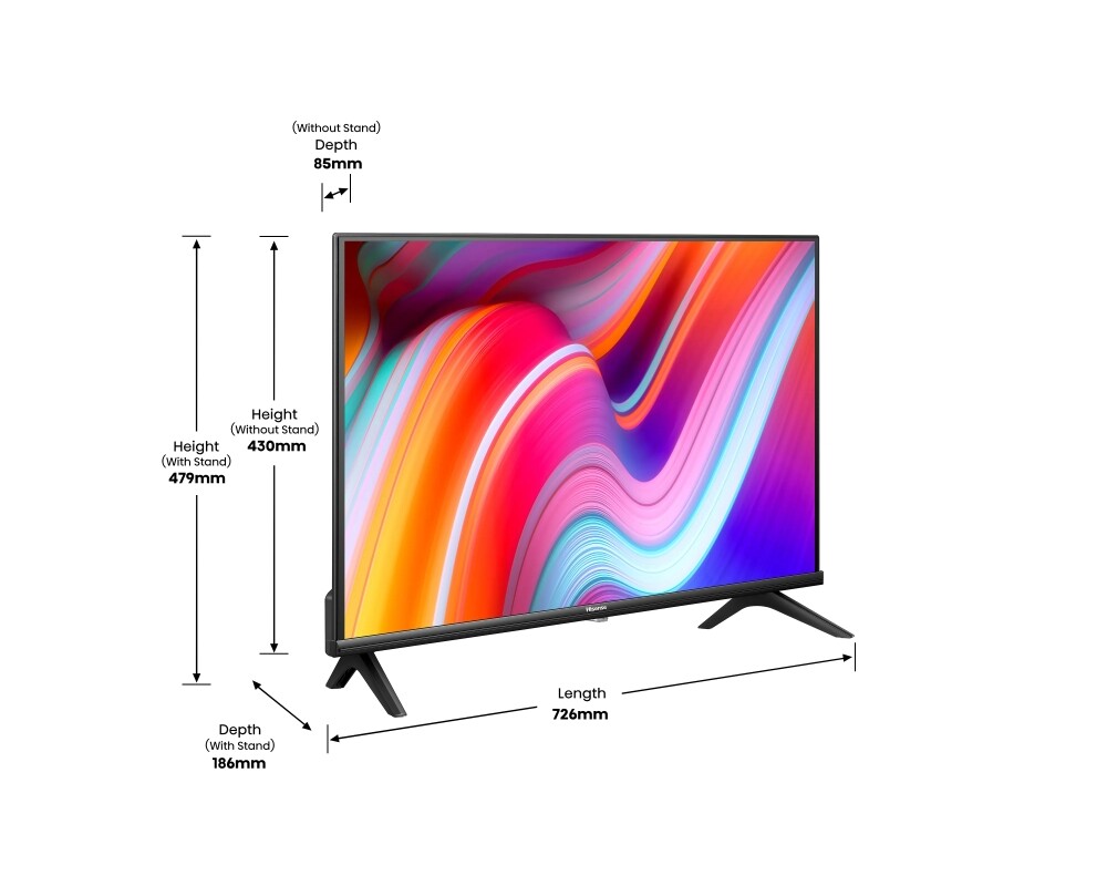 Телевизор 2x Hisense 32" A4K 8