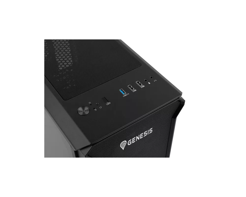 Кутия Genesis PC Case Irid 503 ARGB V2 MATX Mini Tower Window 4