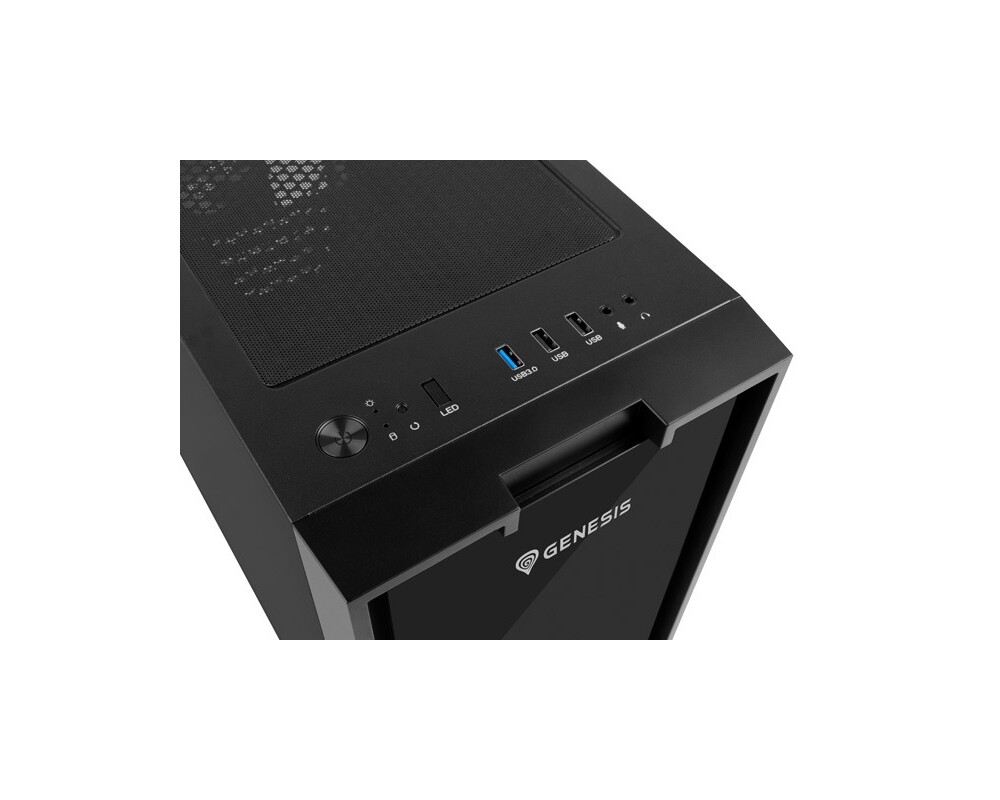 Кутия Genesis PC Case Irid 353 ARGB MATX Mini Tower Window 5
