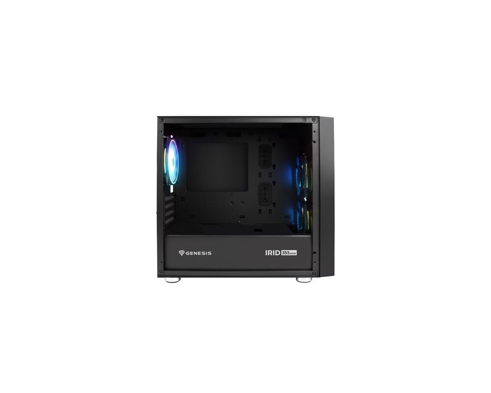 Кутия Genesis PC Case Irid 353 ARGB MATX Mini Tower Window 4