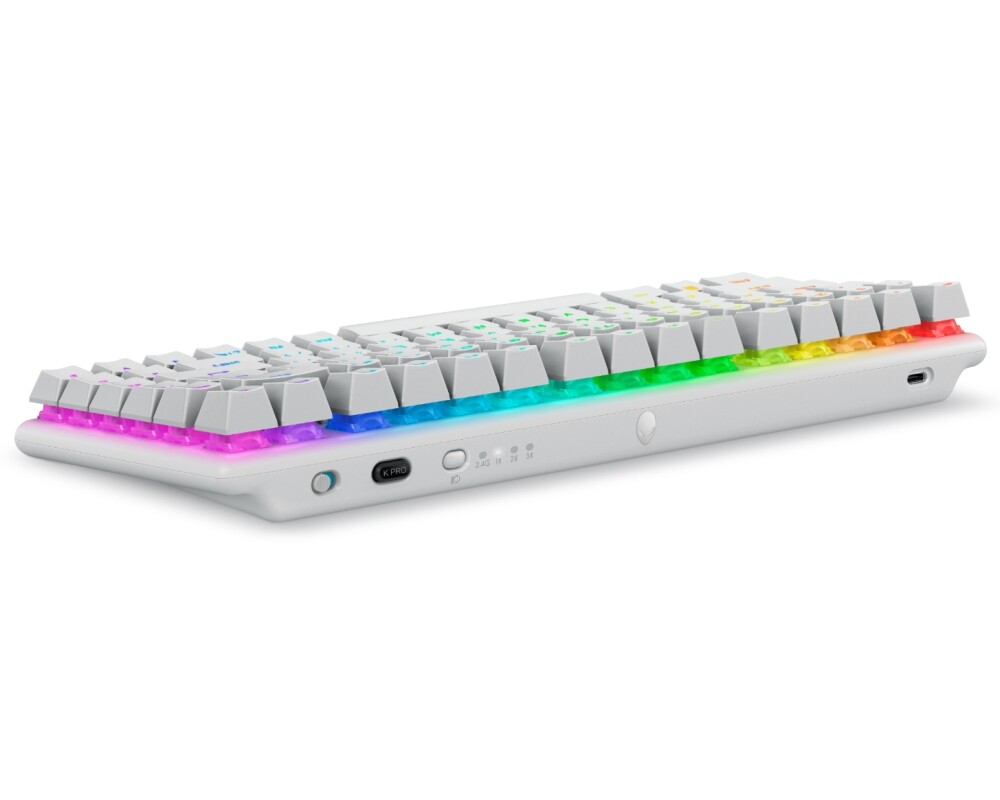 Клавиатура Dell Alienware Pro Wireless Gaming Keyboard - US (QWERTY) (Lunar Light) 6