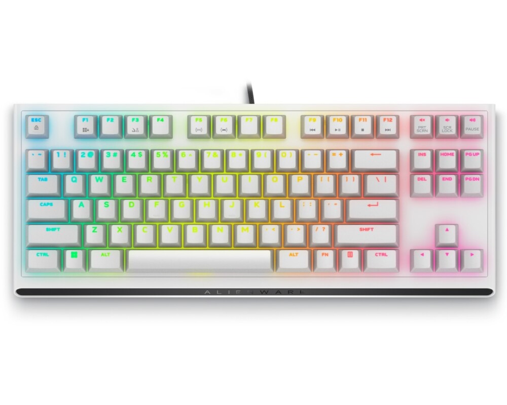Клавиатура Dell Alienware Tenkeyless Gaming Keyboard - AW420K - US (QWERTY) - Lunar Light 3
