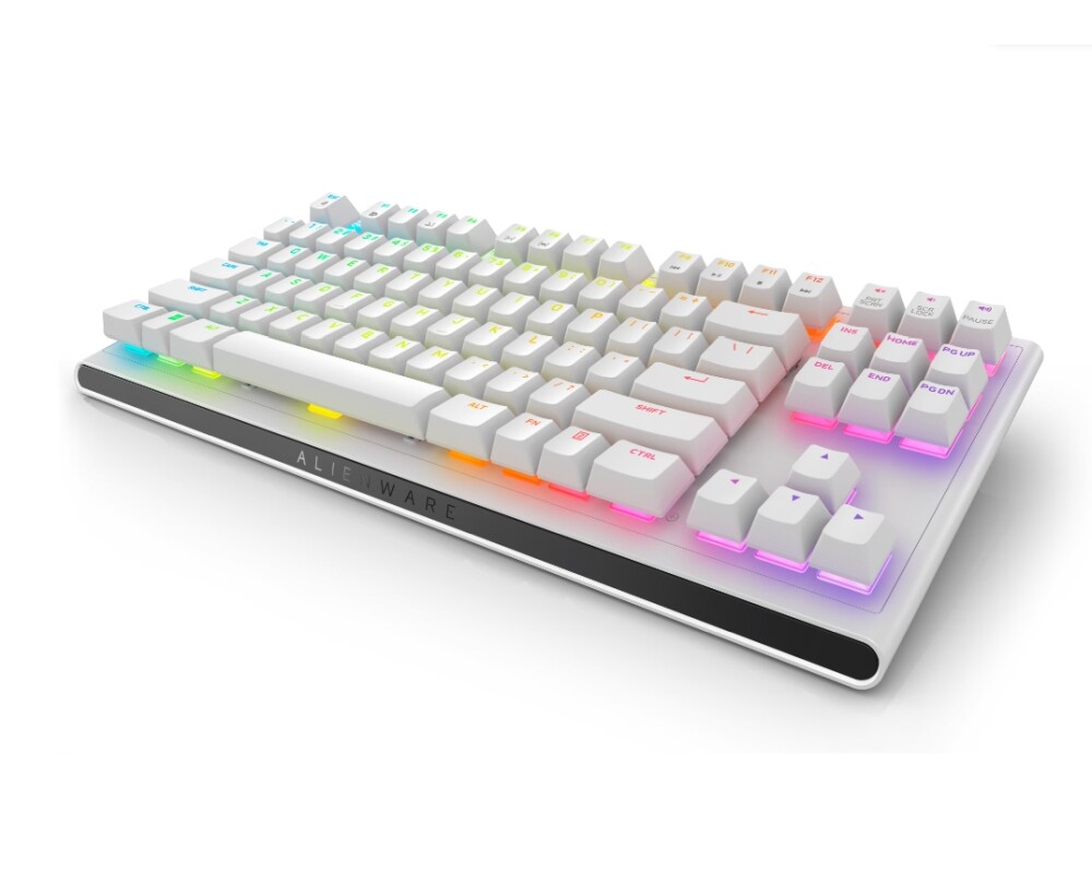Клавиатура Dell Alienware Tenkeyless Gaming Keyboard - AW420K - US (QWERTY) - Lunar Light 2