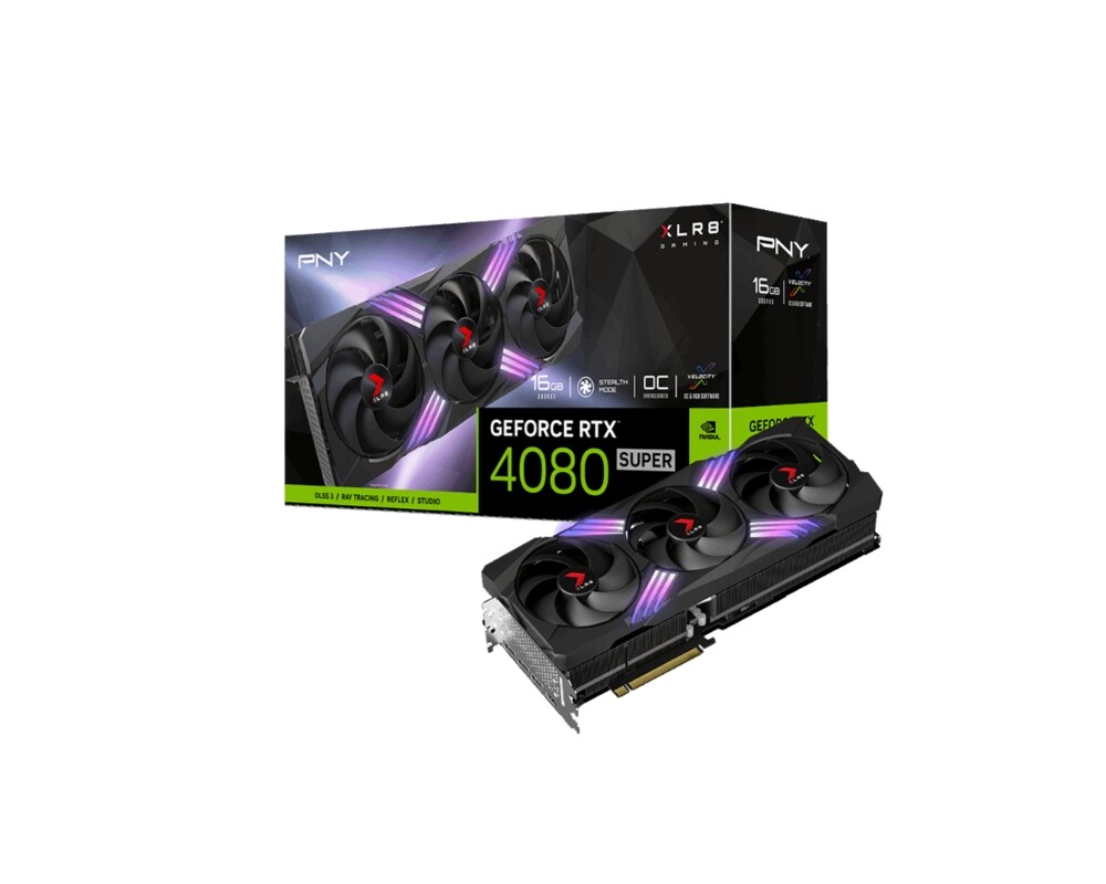Видеокарта PNY RTX 4080 SUPER VCG4080S16TFXXPB1-O 9