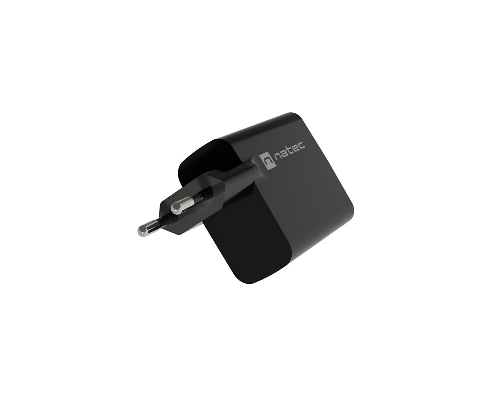 Зарядно Natec USB Charger  Ribera Gan 1X USB-A + 1X USB-C 45W 4