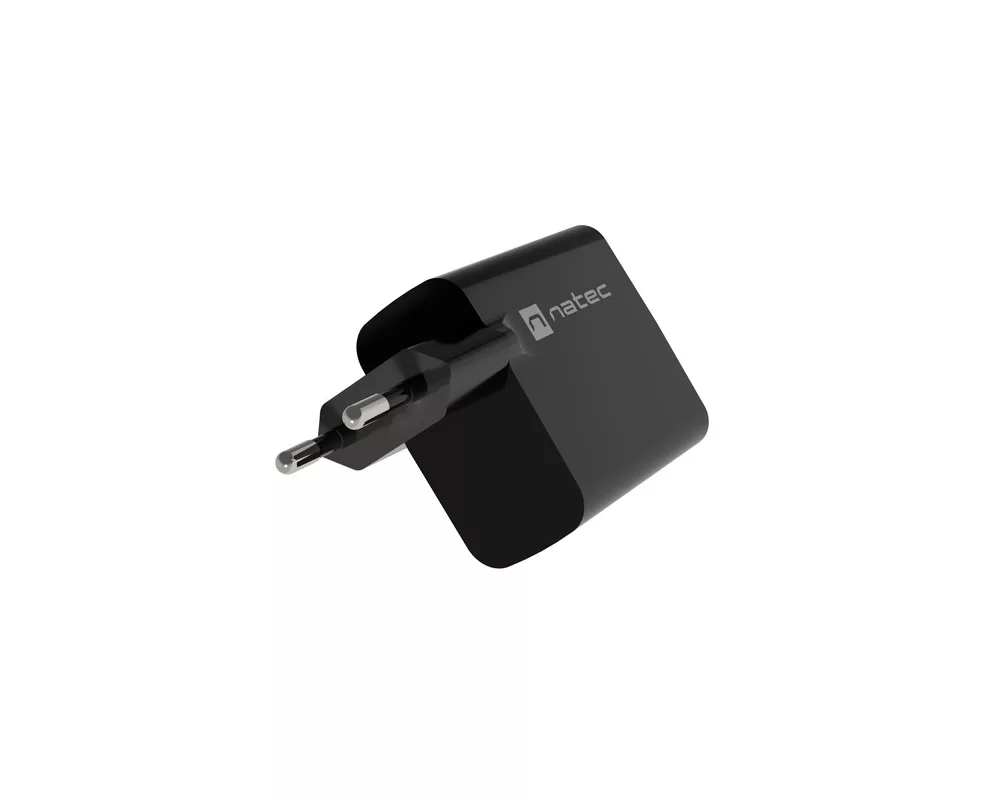 Зарядно Natec USB Charger  Ribera Gan 1X USB-A + 1X USB-C 65W 4