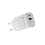<span>Зарядно</span> Natec USB Charger  Ribera Gan 1X USB-A + 1X USB-C 30W <span class='catalog-num-in-name'>NUC-2140</span> - 