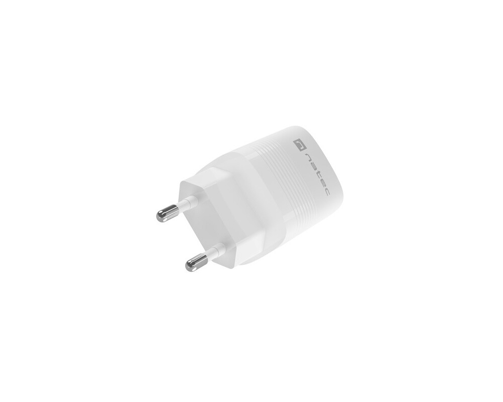 Зарядно Natec USB Charger  Ribera Gan 1X USB-A + 1X USB-C 30W 5