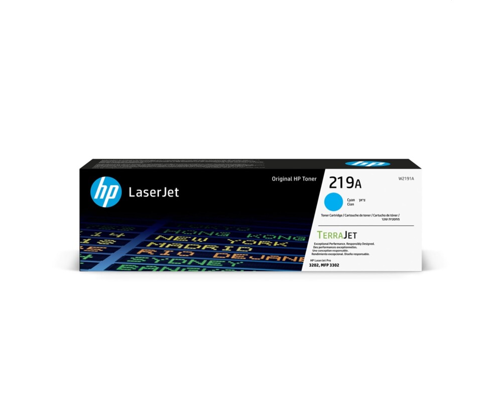 Тонер за принтер HP 219A Cyan Original LaserJet Toner Cartridge 3