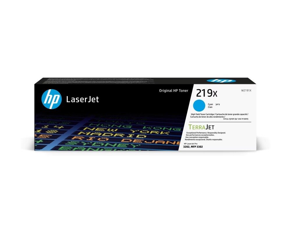 Тонер за принтер HP 219X High Yield Cyan Original LaserJet Toner Cartridge 2