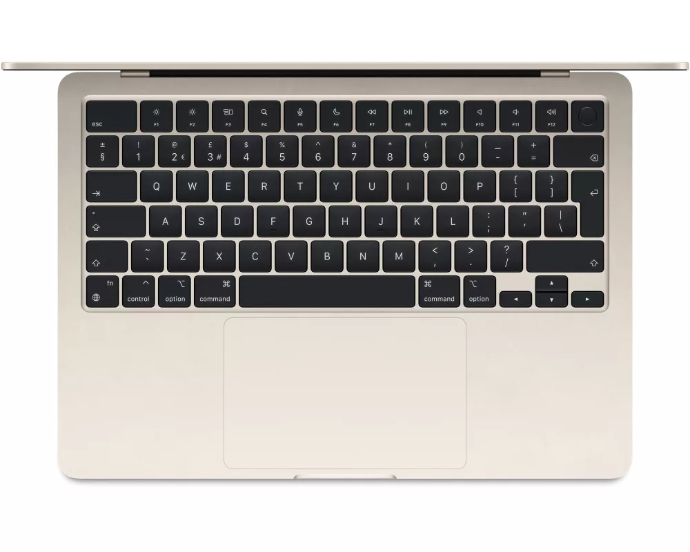 Лаптоп Apple MacBook Air 13 2024, Starlight 2
