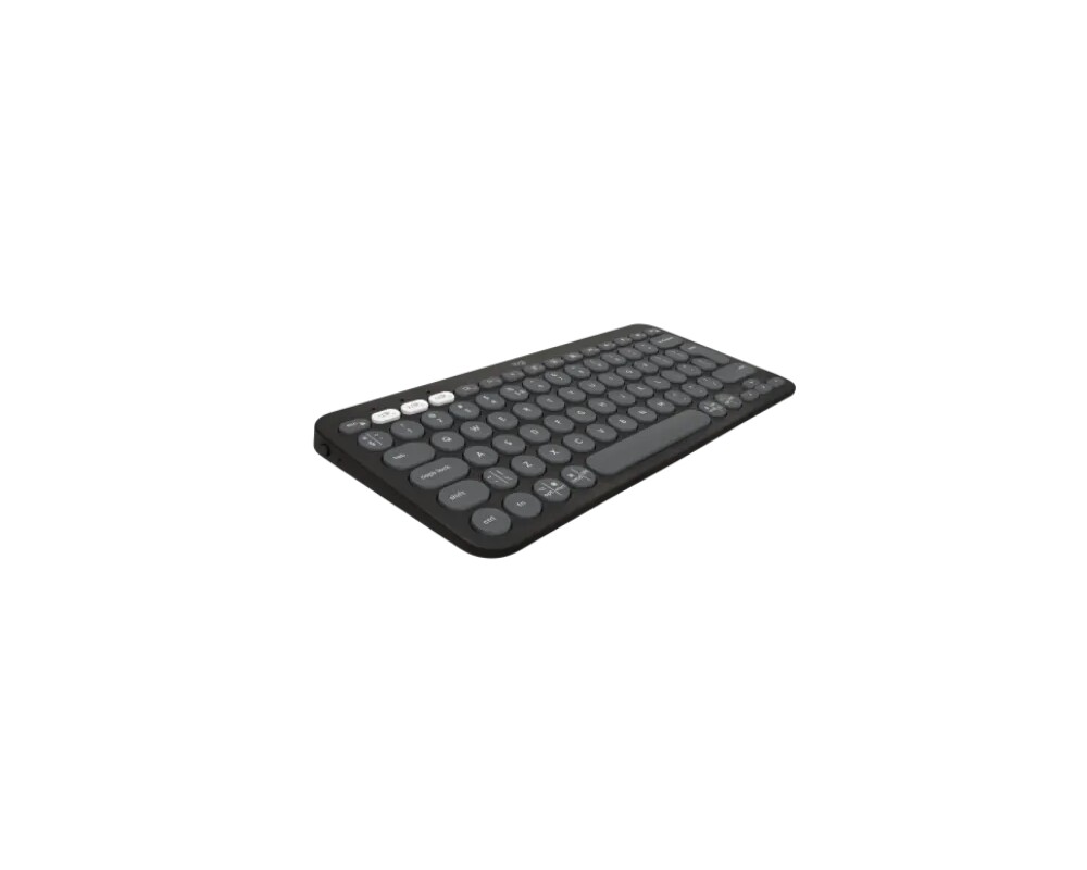 Клавиатура Logitech Pebble Keys 2 K380s - TONAL GRAPHITE - US INT'L - BT - N/A - INTNL-973 - UNIVERSAL 2