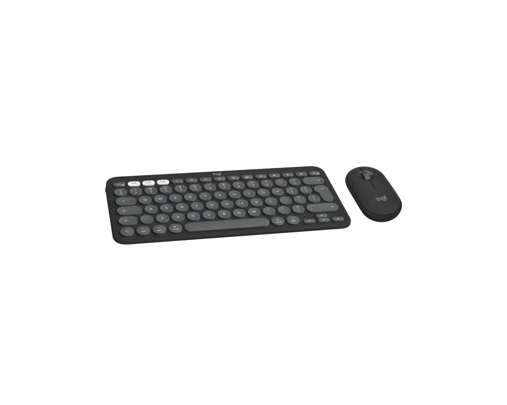 Клавиатура Logitech Pebble 2 Combo for Mac - TONAL GRAPHITE - US INT'L - BT - N/A - INTNL-973 - MAC 2