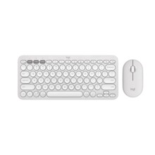  Logitech Pebble 2 Combo - TONAL WHITE - US INT'L - 2.4GHZ/BT - N/A - INTNL-973 - UNIVERSAL 704871 920-012240 на топ цена - PIC.bg