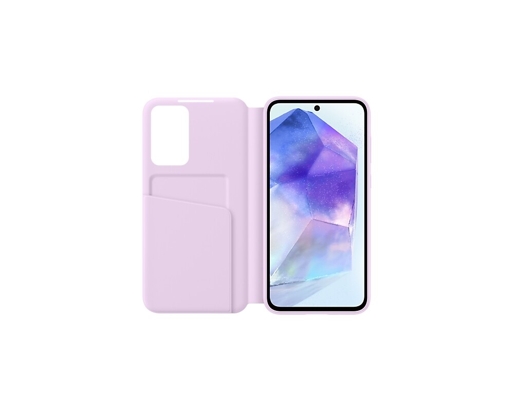 Калъф Samsung A55 Smart View Wallet Case Lavender 3